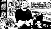 El melómano que montó una tienda de vinilos y libros en plena crisis