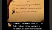 Carmen Lomana se salta la jornada de reflexión y pide el voto para Vox en Twitter