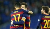 Munir da el pase al Barça en un derbi catalán en el que imperó la calma