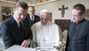 El Papa Francisco y Leonardo Di Caprio reflexionan en el Vaticano sobre la defensa del medio ambiente