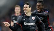 Aduriz revienta la portería del Marsella y acerca al Athletic a octavos