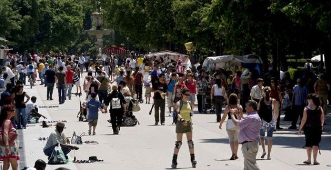 El crecimiento de la población española sigue en números rojos