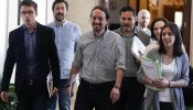 Iglesias cancela su rueda de prensa y convoca a la dirección de Podemos tras reunirse con PSOE y Ciudadanos