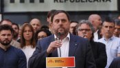 Junqueras pide la dimisión de Rajoy como corresponsable de una "conspiración del Estado contra la decencia y la verdad"