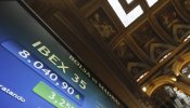 El Ibex pone fin al rebote de los dos últimos días y amenaza con perder la cota de los 8.000 puntos