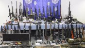 Intervenido en Vizcaya un centenar de armas destinadas al tráfico ilícito