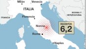 Un terremoto sacude el centro de Italia y causa al menos 241 muertos