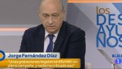 Fernández Díaz insiste en hacerse la "víctima política": "Las grabaciones se difundieron ilegalmente"