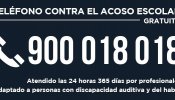 Al fin llega el teléfono contra el acoso escolar: 900 018 018