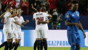 El Sevilla golea al Dinamo de Zagreb y llama a la puerta de octavos