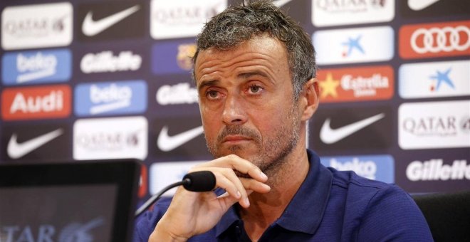 Luis Enrique anuncia que no continuará en el Barça la próxima temporada