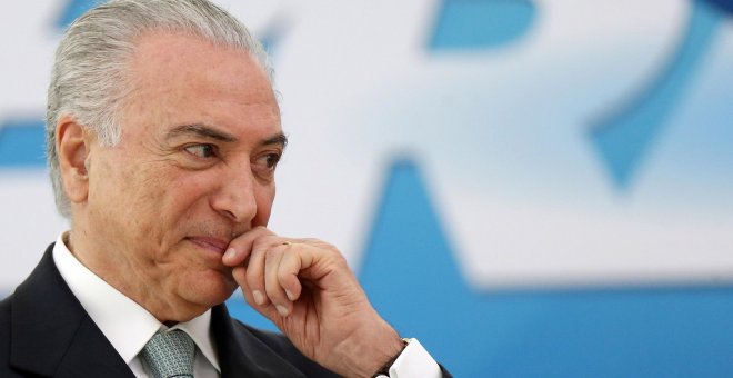 El expresidente brasileño Michel Temer, en libertad tras pasar cuatro días en prisión preventiva