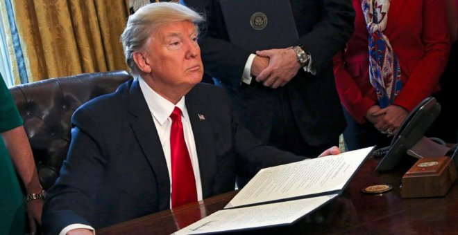 Trump presiona a la Justicia de EEUU para restablecer el veto migratorio