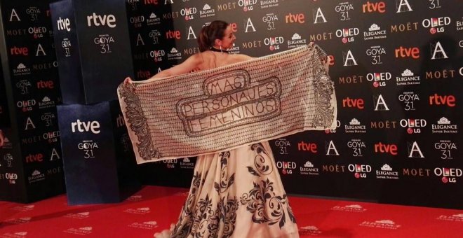 El papel de la mujer en el cine, protagonista de las demandas en la alfombra de los Goya