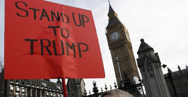 El parlamento de Reino Unido debate una petición para evitar la visita de Trump