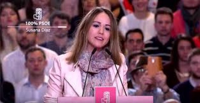 Dimite unas de las teloneras del acto de presentación de Susana Díaz por falsear su currículum