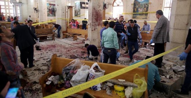 El Estado Islámico ataca dos iglesias coptas en el norte de Egipto y deja 43 muertos
