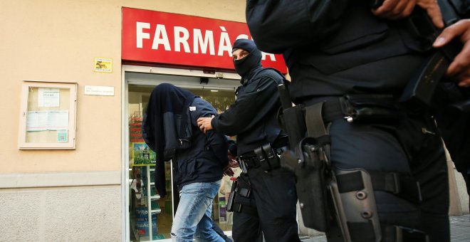 Nueve detenidos en una operación contra el terrorismo yihadista en Barcelona vinculada a los atentados de Bruselas