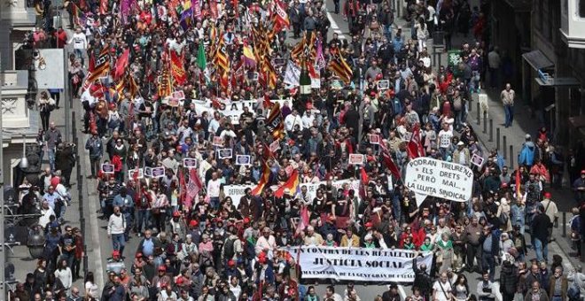 CCOO y UGT alertan de conflictividad laboral si no suben los salarios en Barcelona