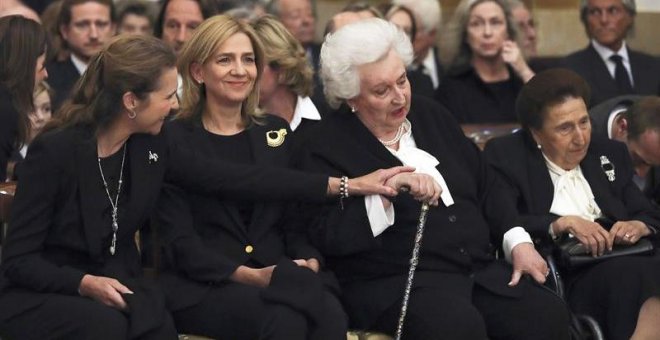 La infanta Cristina vuelve al Palacio Real cuatros años después de su primera imputación