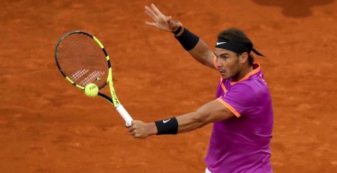 Nadal funde a Kyrgios y se medirá a Goffin en los cuartos del Open de Madrid