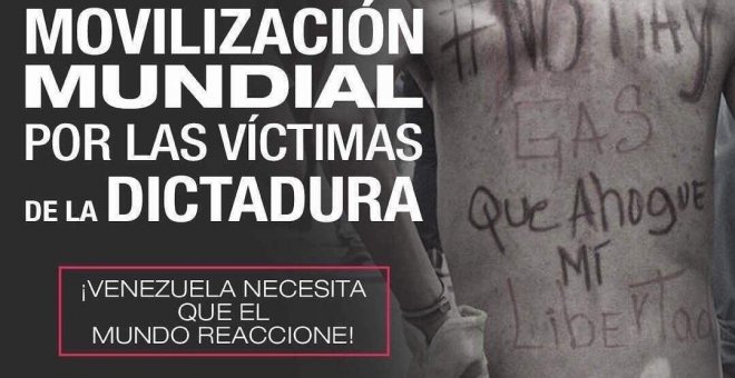 Opositores venezolanos contraprograman a Podemos con una protesta a 500 metros de la Puerta del Sol