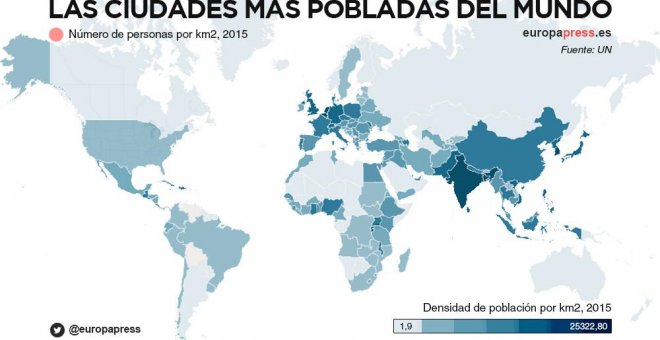 Así es vivir en las nueve ciudades más densamente pobladas del mundo