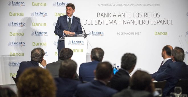 El presidente de Bankia ve "bastante lejos" una concentración bancaria a nivel europeo