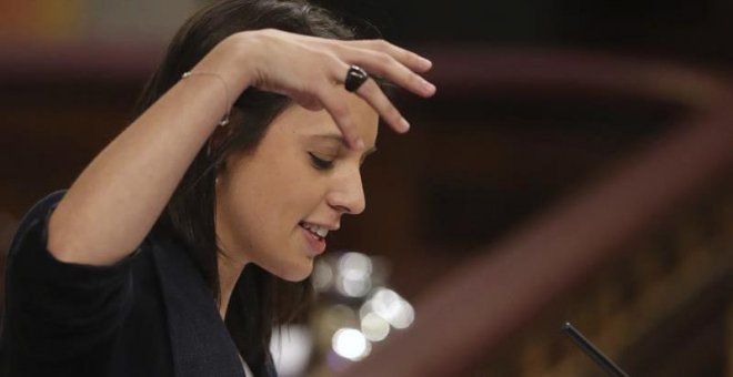 Irene Montero hace un alegato feminista durante la moción de censura al Gobierno