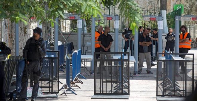 Israel retira los detectores de metal de la entrada de la Explanada de las Mezquitas