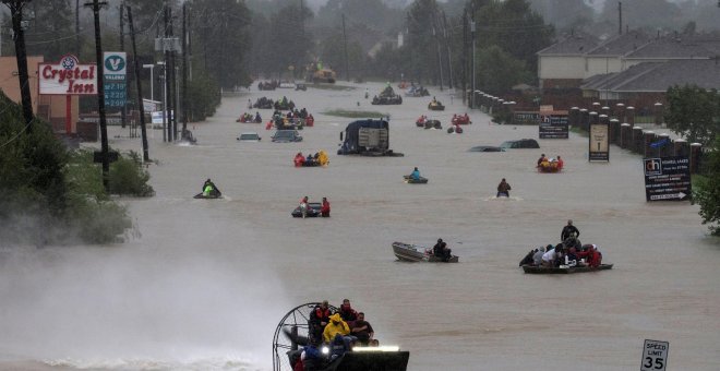 Los estragos del huracán Harvey, en imágenes