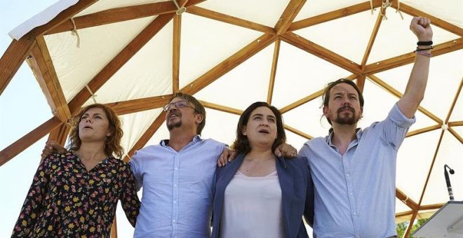 El 72% de los militantes de Podem apoyan la confluencia con Colau y Domènech, la estrategia de Iglesias