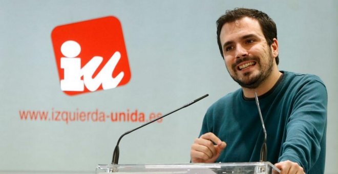 Alberto Garzón defiende que IU no puede reconocer los resultados del 1-O