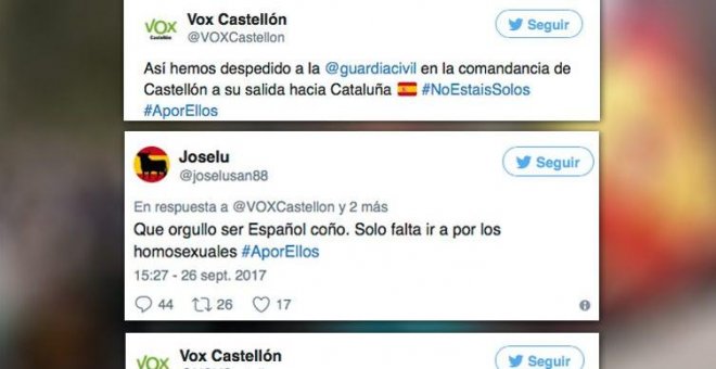 El tuit homófobo que provocó la reacción de Vox es un experimento universitario