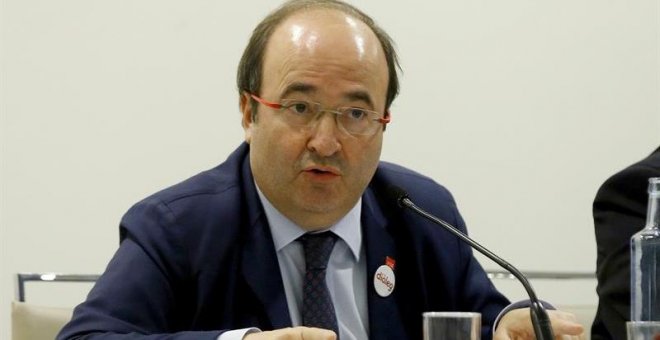 Iceta pide "ayuda" en busca de un Pacto de Estado para Catalunya