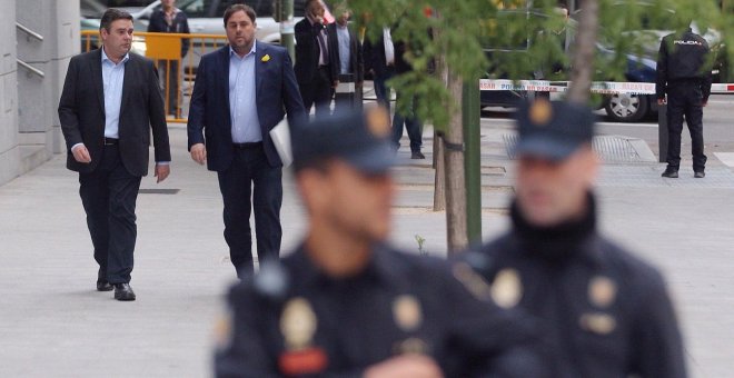 Interior agrupa a Junqueras y los consellers en las cárceles de Estremera y Alcalá Meco para facilitar el trabajo de sus abogados