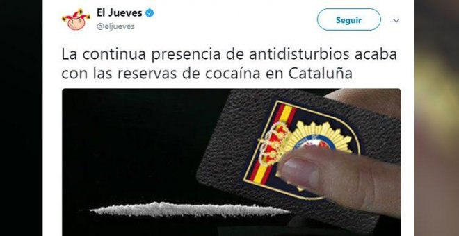 Un juez imputa al director de 'El Jueves' por una publicación sobre la Policía Nacional