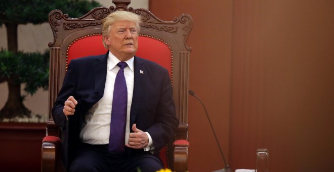 Trump llama "bajito y gordo" a Kim Jong-un y dice que "quizá algún día" serán amigos