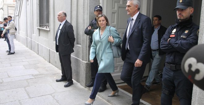 El TSJC envía al Supremo la causa contra Forcadell y miembros de la Mesa