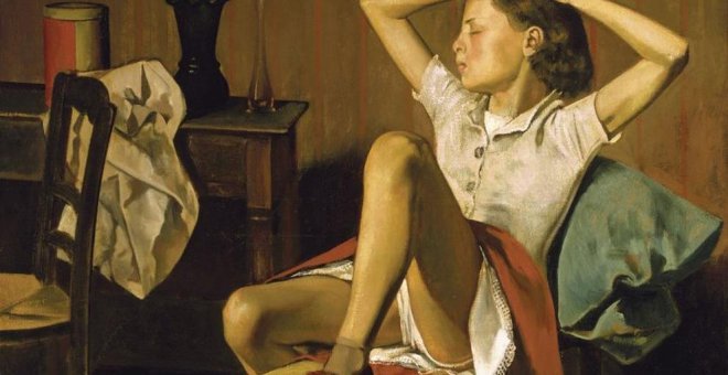 Piden retirar una obra de Balthus que muestra a una niña en posición "sugerente"