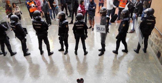 Finaliza el despliegue policial del 1-O en Catalunya
