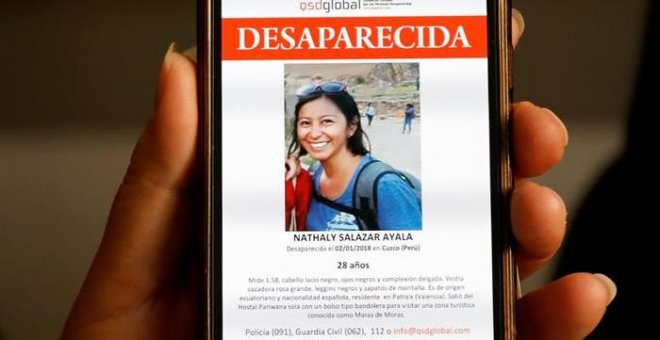 La Policía de Perú busca en un río el cuerpo de la española desaparecida