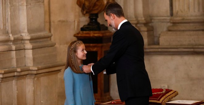 Iglesias:"Es vergonzoso regalar un Toisón de Oro de 50.000 euros a una niña de 12 años"
