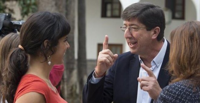Díaz explora la alianza con Cs y Podemos para reforzar el papel de Andalucía frente a Rajoy
