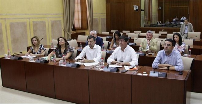 Un ‘tripartito’ de izquierdas relega a C’s como socio preferente de Susana Díaz