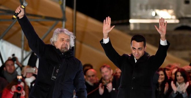 El Movimiento 5 Estrellas ganaría las elecciones en Italia, según los sondeos a pie de urna