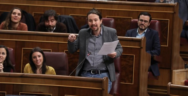 Iglesias acusa al PP de aprovecharse del asesinato de Gabriel para defender la prisión permanente revisable