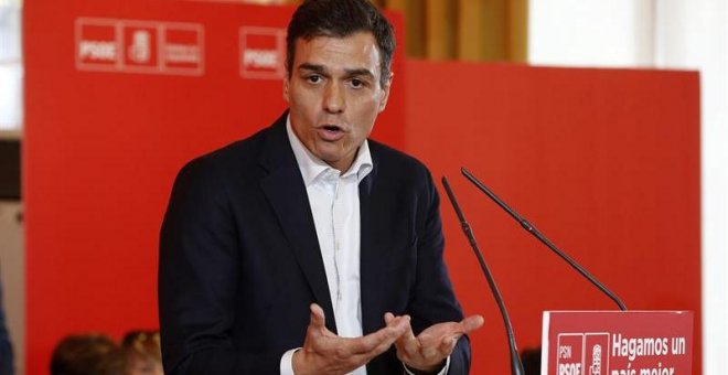 Pedro Sánchez: "Si todo se precipita, no descartamos la moción de censura"