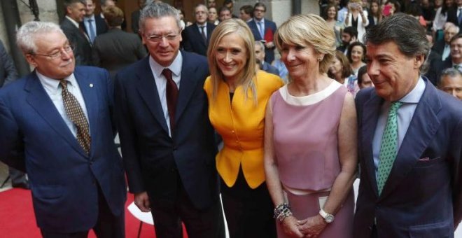 Los expresidentes del PP madrileño, grandes ausentes en la celebración del 2 de Mayo