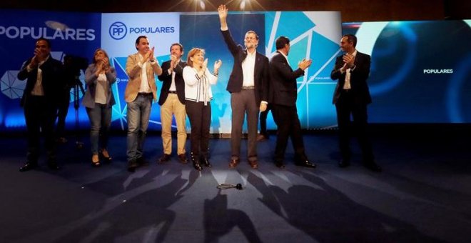 Enésimo lapsus de Rajoy: felicita al nuevo alcalde del PP en Alicante olvidando su nombre en pleno acto del partido